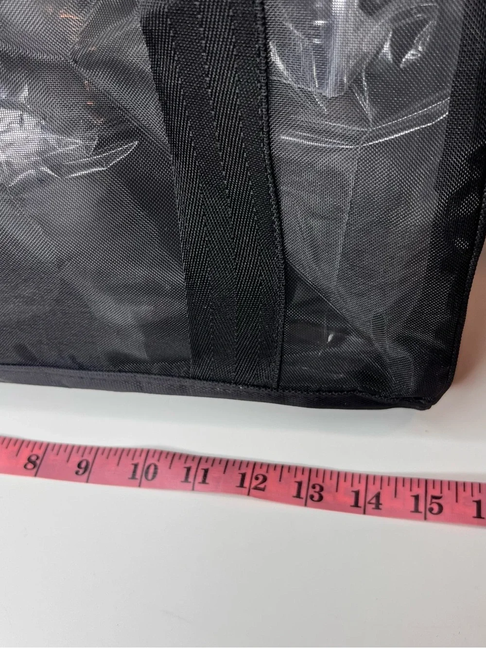 ALO Yoga Black Clear Travel Duffle Bag